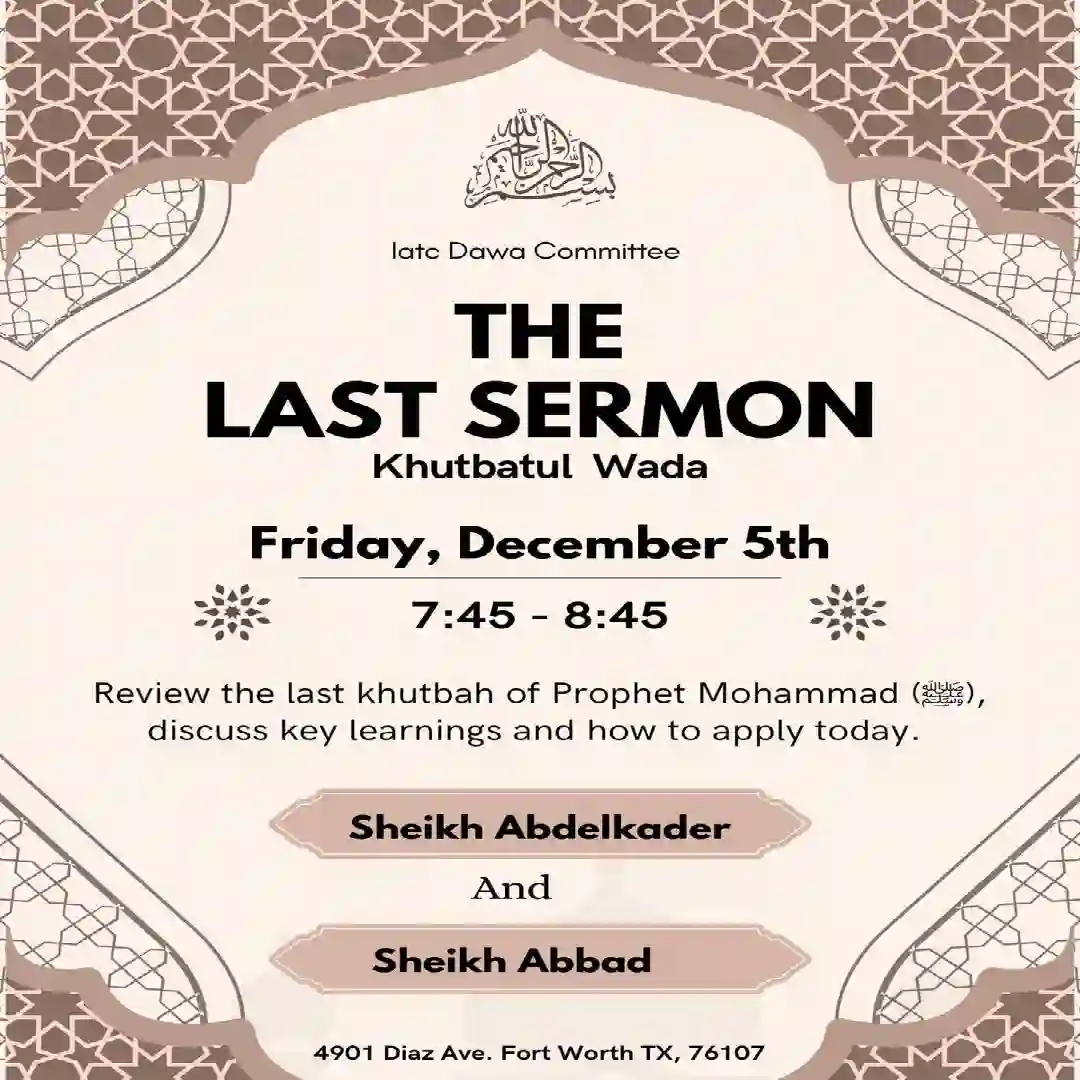 The Last Sermon