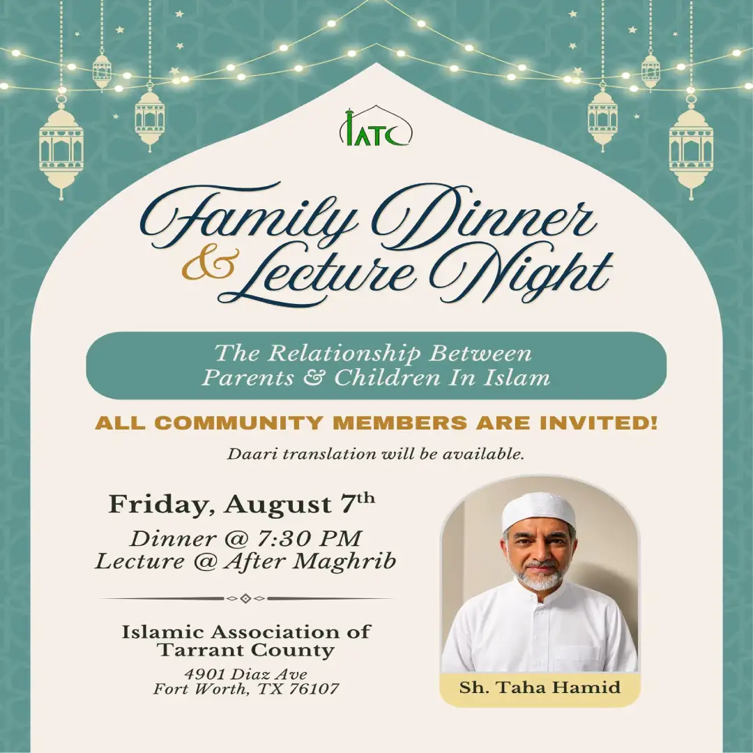 Family Dinner & Lecture Night