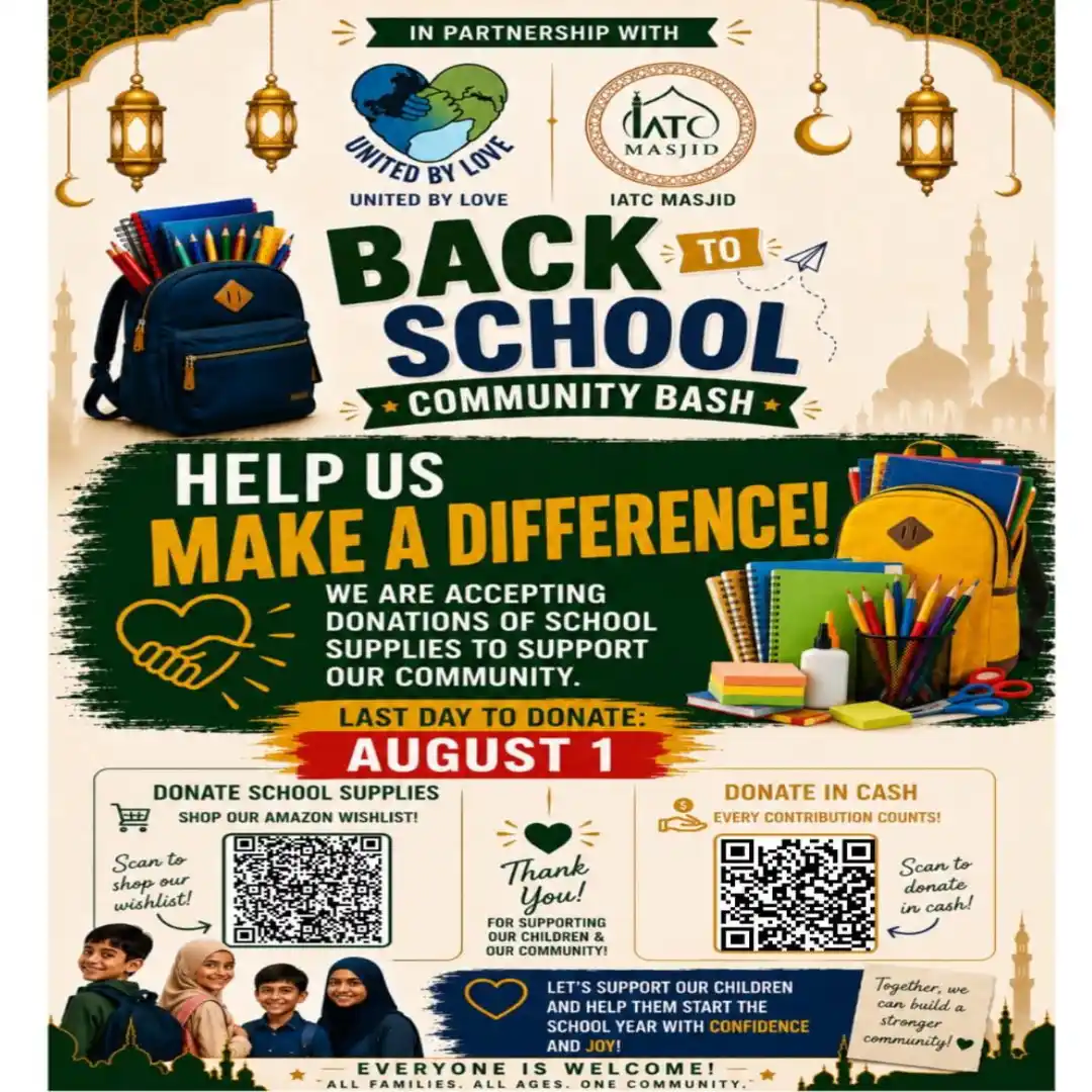 Back to School Community Bash – IATC Masjid