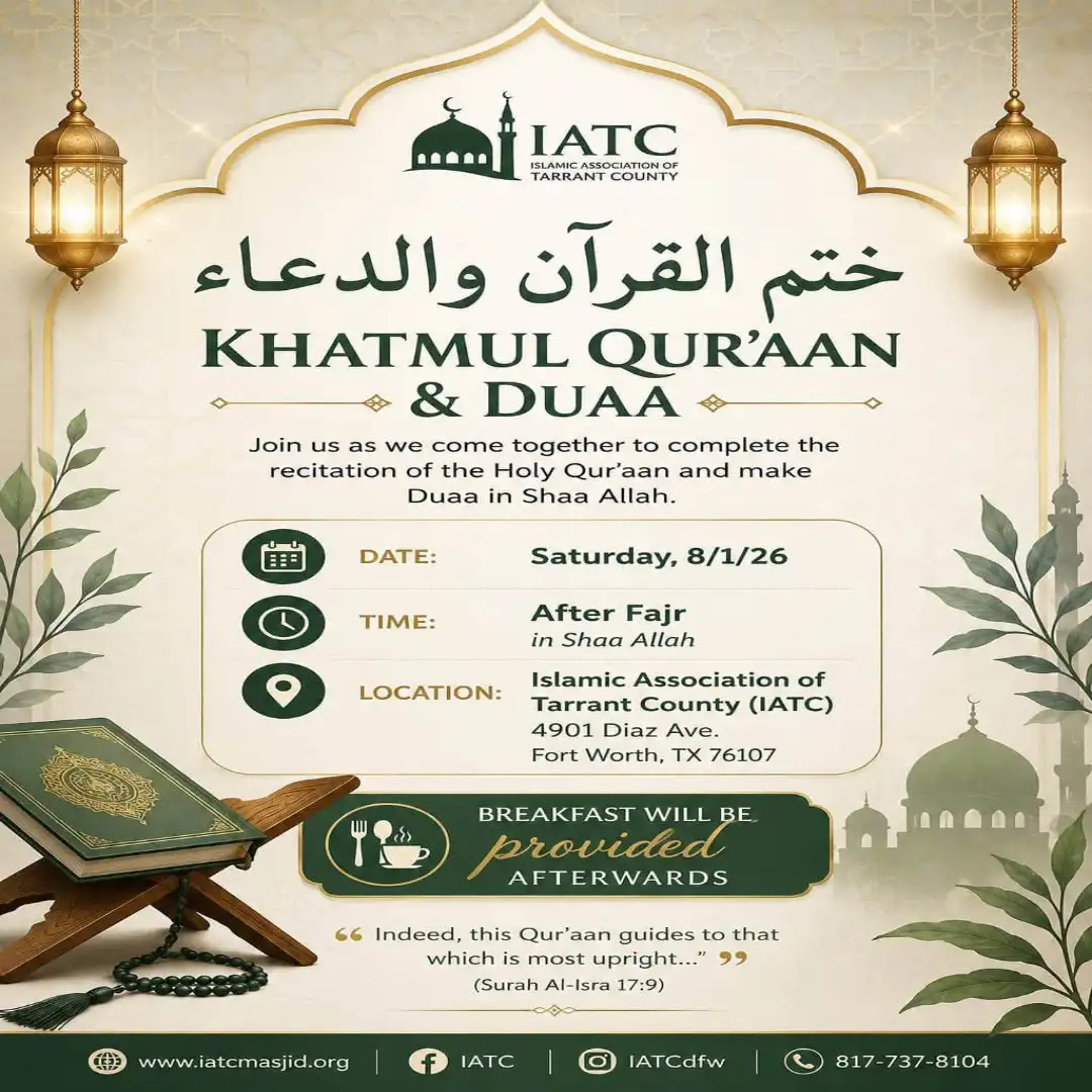 Khatmul Qur'aan & Dua